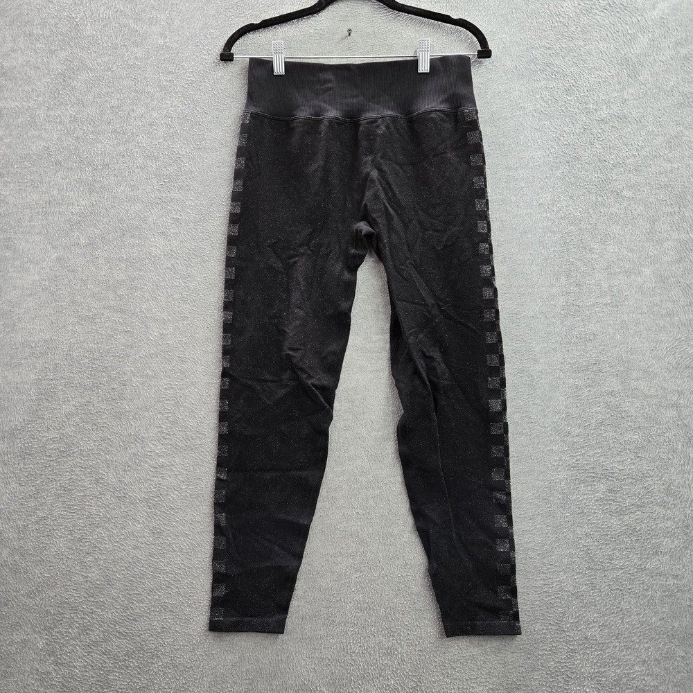 PINK Women Activewear Pants L Black 24" Inseam